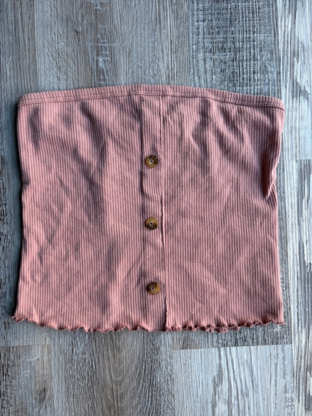 Caution To The Wind Ribbed Button-Front Mini Skirt in Dusty Rose